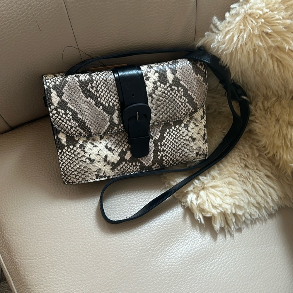 Patricia Nash Tauriana Faux Python Bag NWT